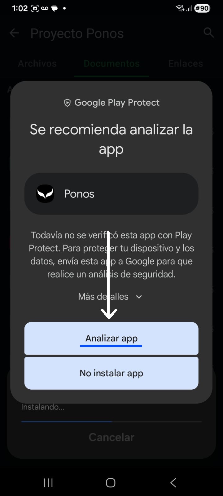 Paso 2: Analizar App